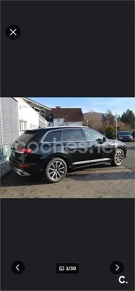 Usado Audi Q7 S-line plus 286 CV (210 kW) 2021 Negro SUV