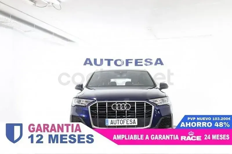 Usado Audi Q7 S-Line 286 CV (210 kW) 2021 Azul SUV