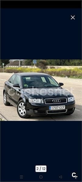 Usado Audi A4 130 CV (95 kW) 2002 Negro Berlina
