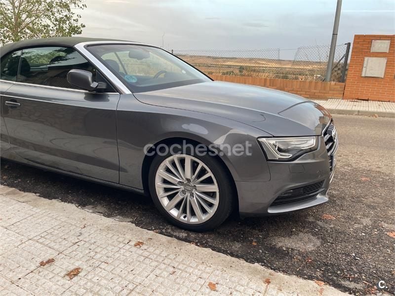 Gris / plata Usado 2015 Audi A5 Cabriolet Advanced Descapotable | 16.600 € (Buen precio) - Imagen 1/4