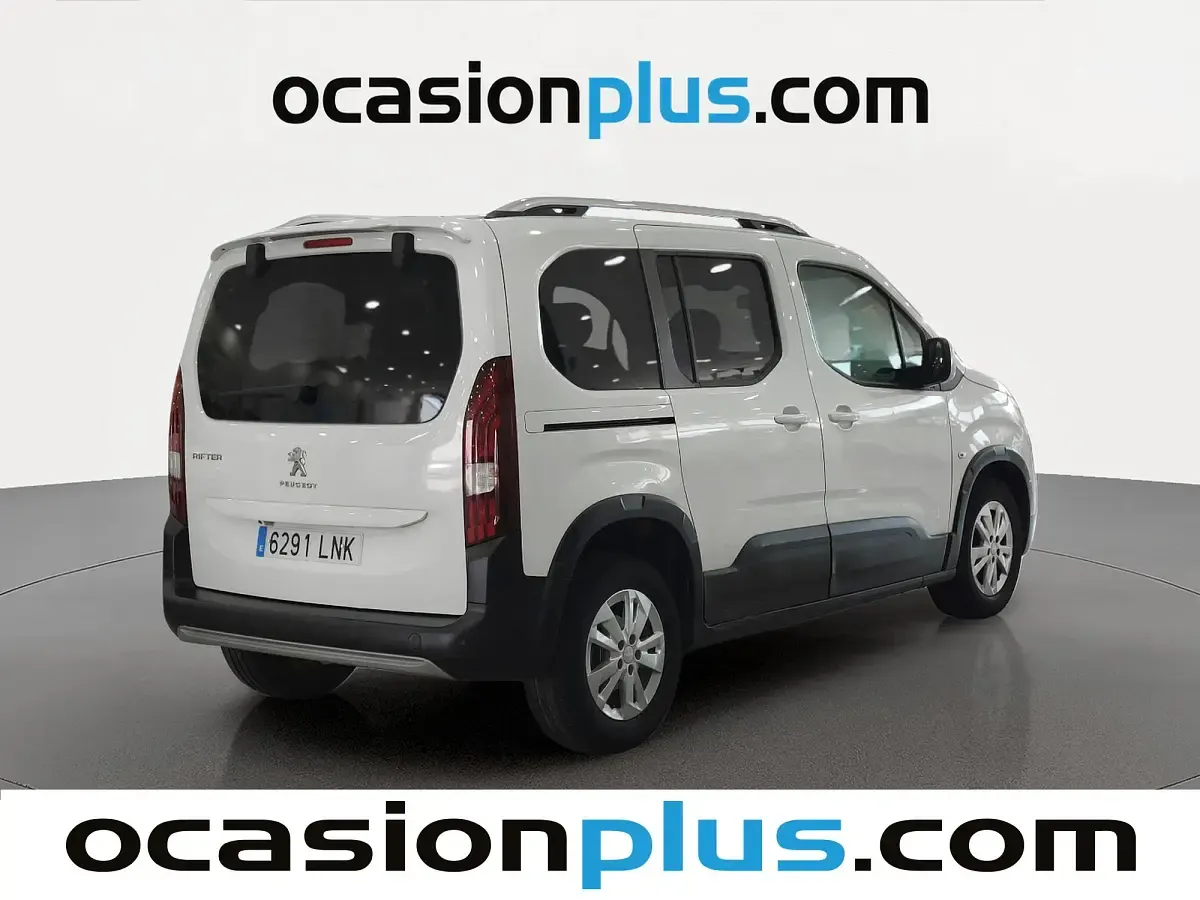 Usado Peugeot Rifter Allure 102 CV (75 kW) 2021 Blanco Monovolumen