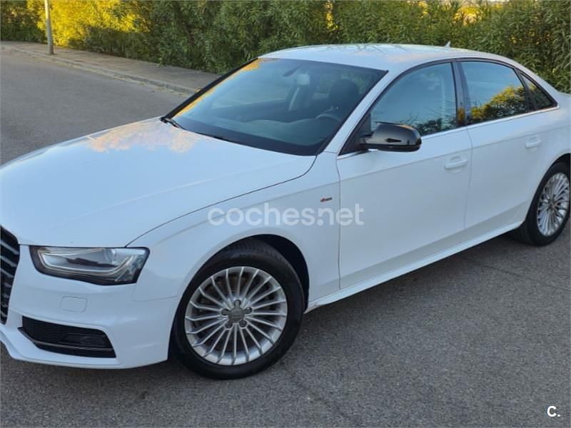 Usado Audi A4 S-Line 150 CV (110 kW) 2014 Blanco Berlina