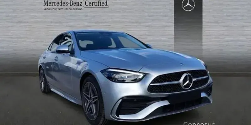 Usado Mercedes C220 200 CV (147 kW) 2022 Plata Berlina