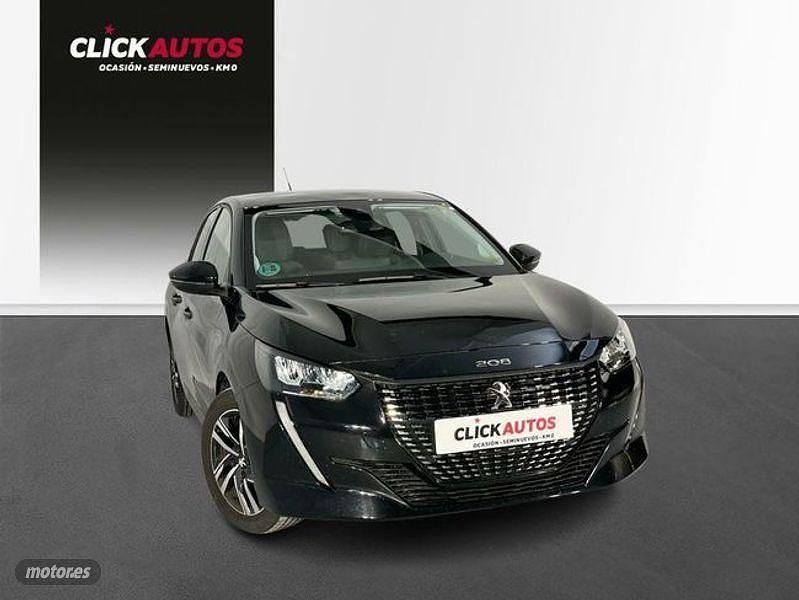 Usado Peugeot 208 Allure 100 CV (73 kW) 2022 Negro Utilitario