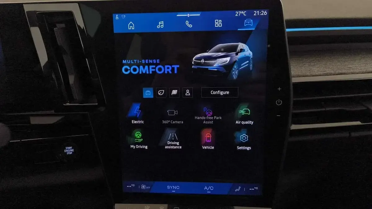 Usado Renault Austral Techno 200 CV (147 kW) 2025 Azul SUV