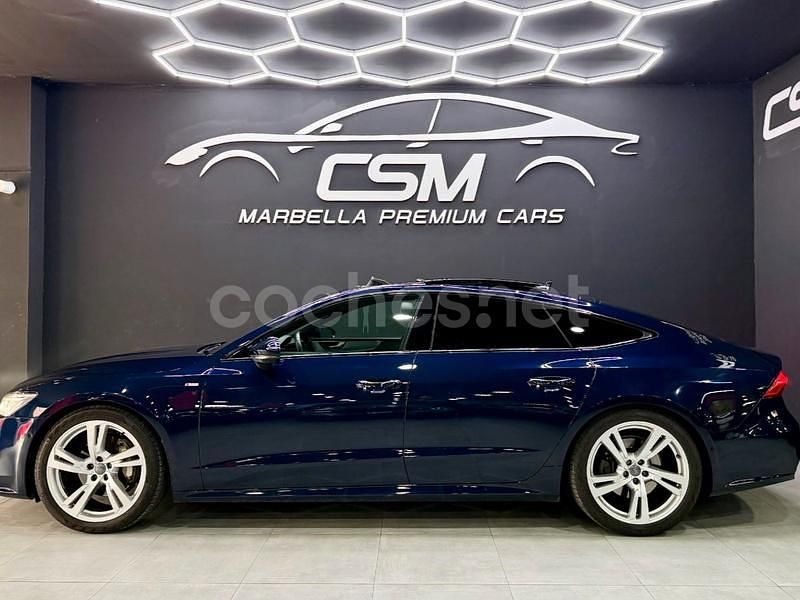 Usado Audi A7 Ambiente 245 CV (180 kW) 2019 Azul Berlina