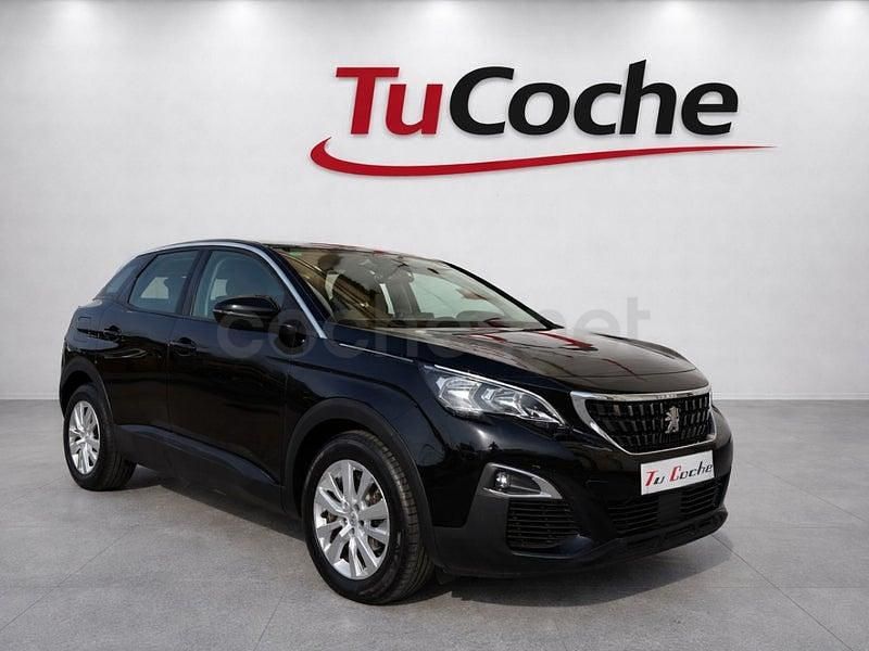 Usado Peugeot 3008 Allure 130 CV (95 kW) 2019 Negro SUV