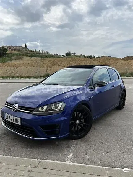 Usado VW Golf VII R 300 CV (220 kW) 2015 Azul Berlina
