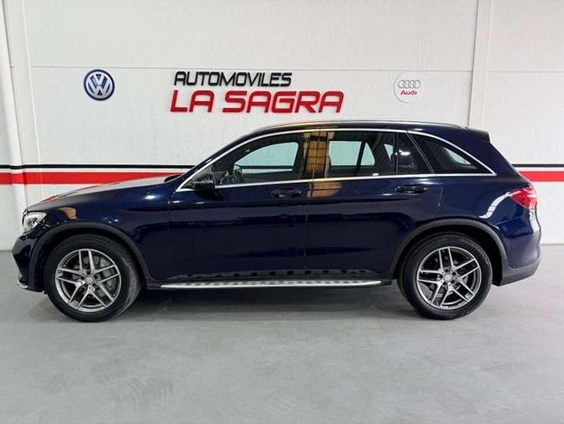 Usado Mercedes GLC43 AMG AMG line 204 CV (150 kW) 2017 Azul SUV