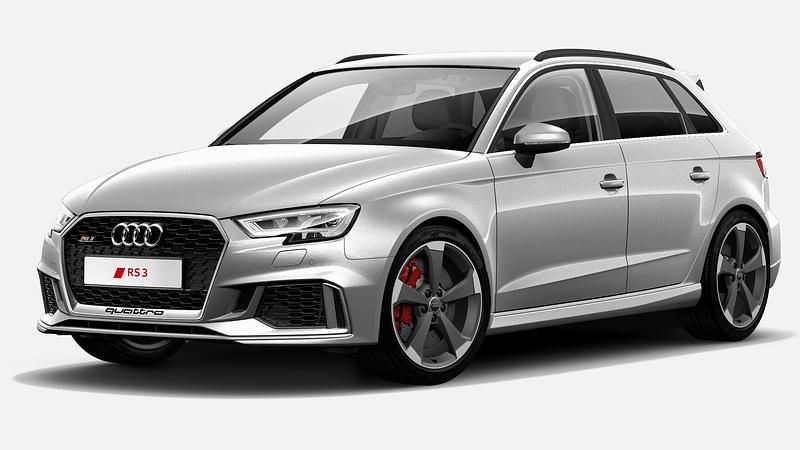 Usado Audi RS3 Sportback 400 CV (294 kW) 2019 Gris plata Utilitario