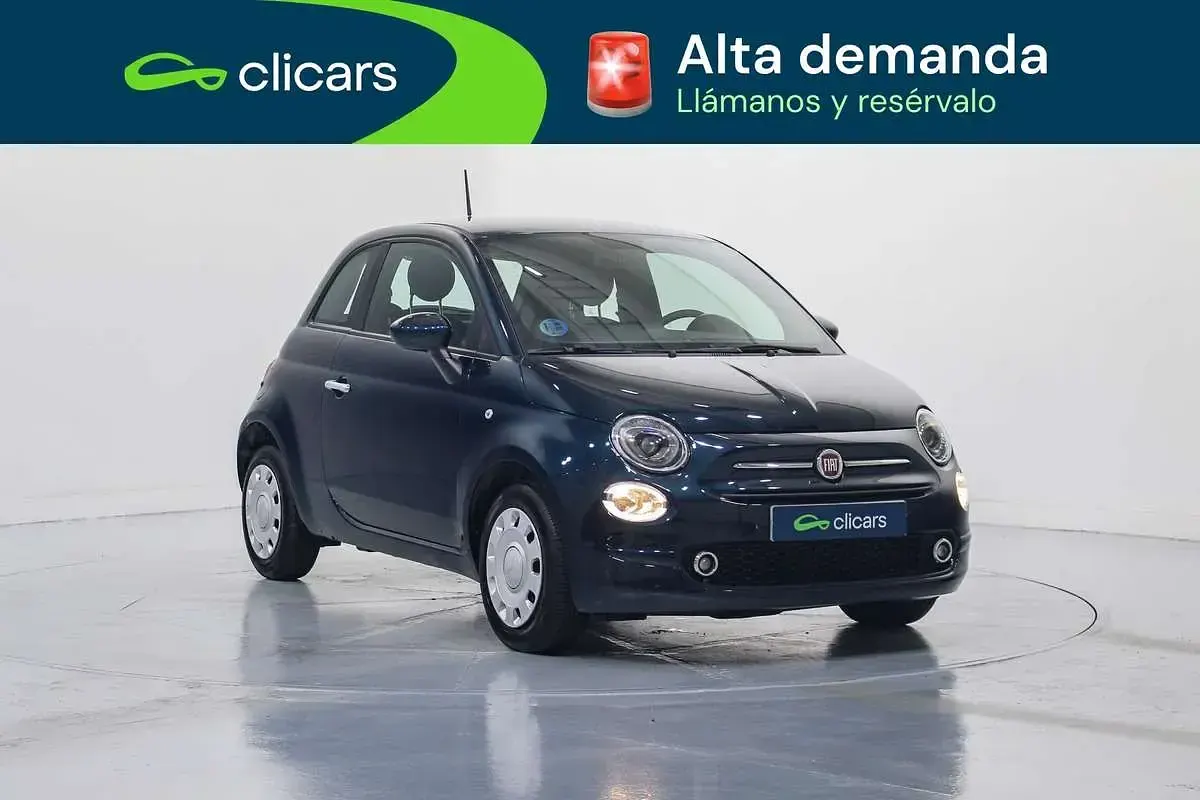 Usado Fiat 500 71 CV (52 kW) 2022 Azul Utilitario