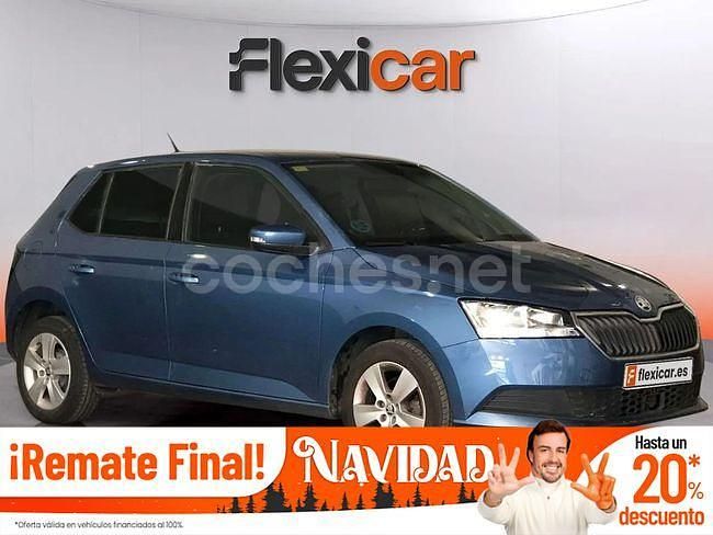Azul Usado 2020 Skoda Fabia Ambition Berlina | 10.190 € (Buen precio) - Imagen 1/4