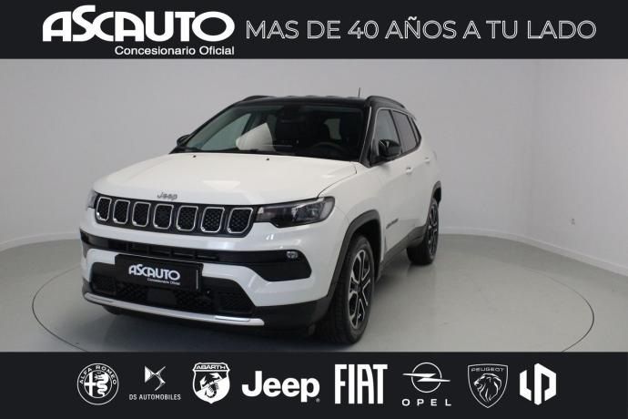 Blanco Usado 2022 Jeep Compass Limited SUV | 24.500 € (Un poco caro) - Imagen 1/4