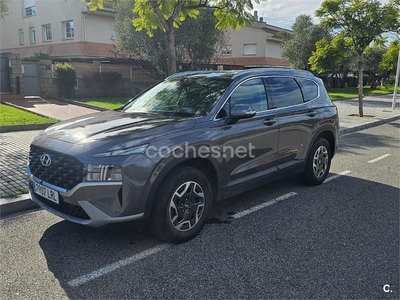 Gris / plata Usado 2021 Hyundai Santa Fe SUV | 29.000 € (Buen precio) - Imagen 1/4