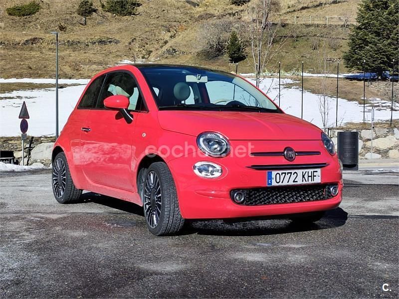 Usado Fiat 500 Lounge 69 CV (50 kW) 2017 Rojo Berlina