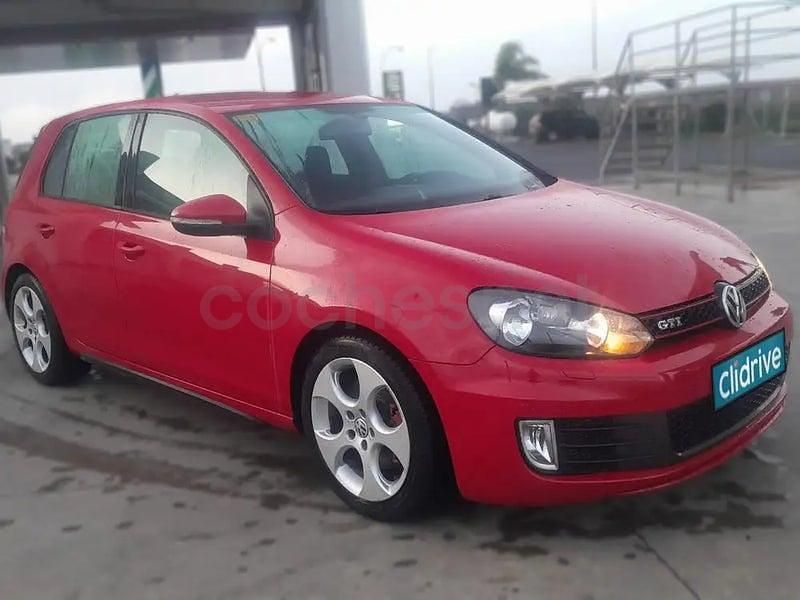 Usado VW Golf VI GTI 211 CV (155 kW) 2009 Rojo Utilitario