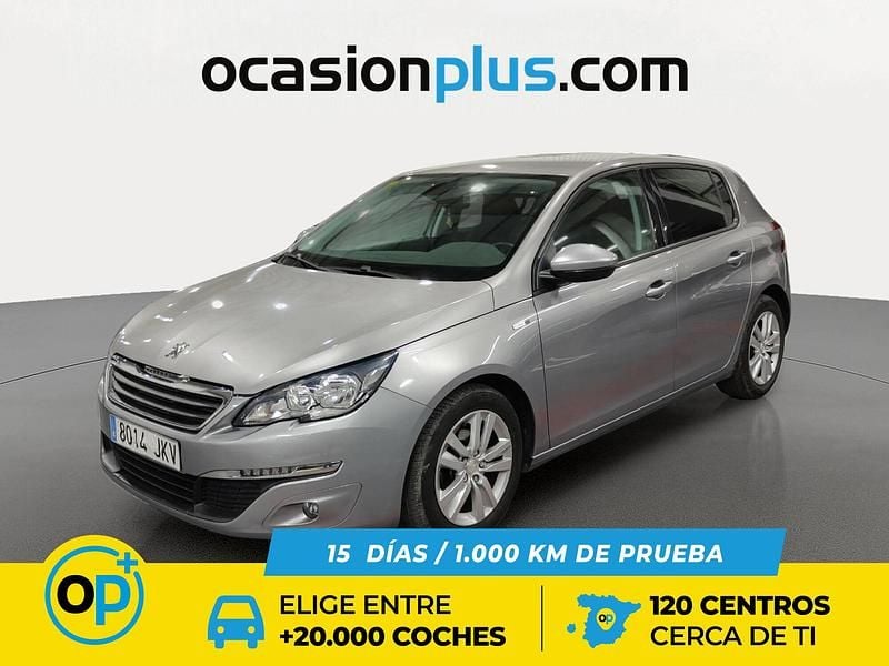 Usado Peugeot 308 Style 100 CV (73 kW) 2015 Gris Utilitario