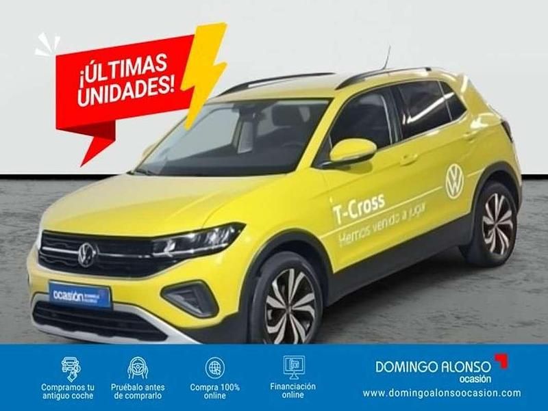 Amarillo Usado 2025 VW T-Cross SUV | 21.390 € (Precio justo) - Imagen 1/4