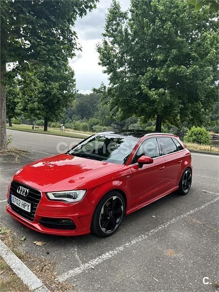 Rojo Usado 2013 Audi A3 Sportback S-Line Berlina | 17.000 € (Caro) - Imagen 1/4