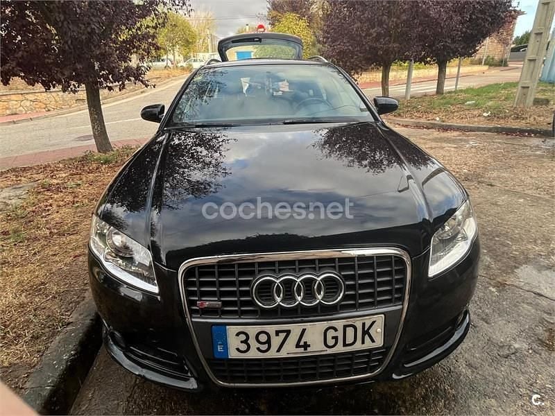 Usado Audi A4 S-Line 140 CV (102 kW) 2008 Negro Familiar