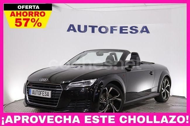 Negro Usado 2016 Audi TT Roadster S-Line Descapotable | 22.900 € - Imagen 1/4