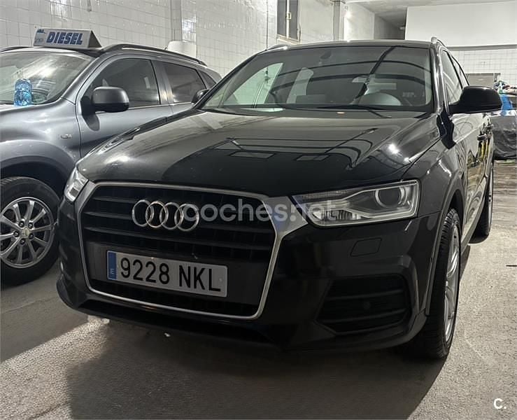 Usado Audi Q3 Attraction 150 CV (110 kW) 2017 Negro SUV
