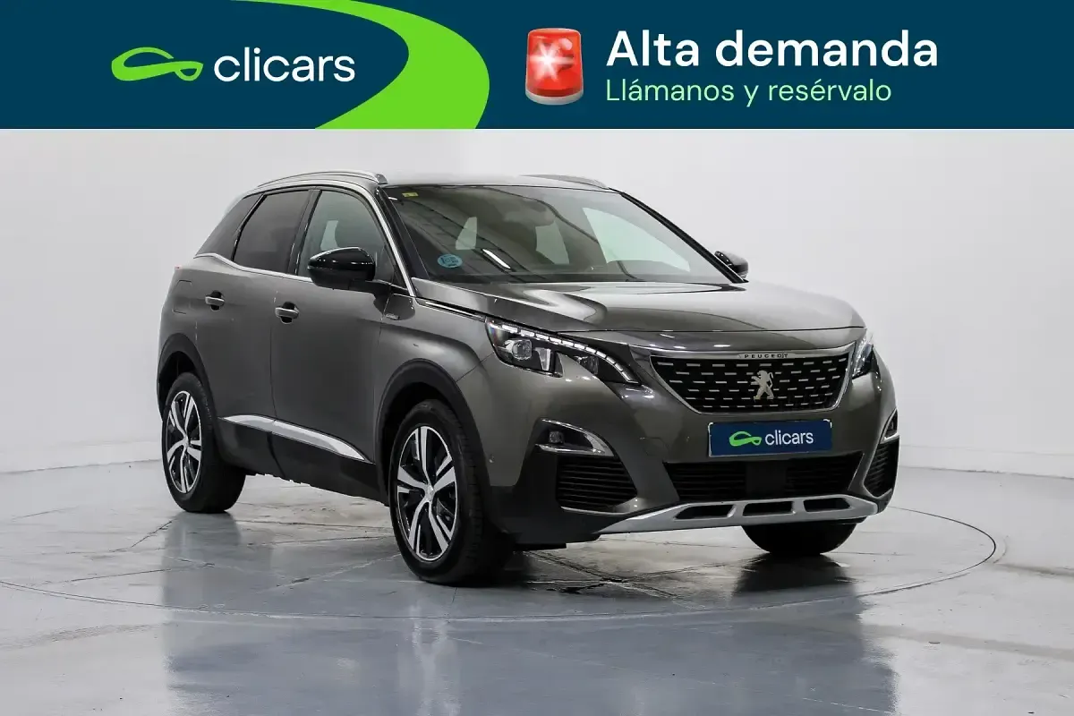 Usado Peugeot 3008 GT-line 130 CV (95 kW) 2018 Gris SUV