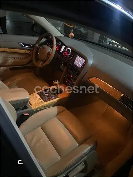Usado Audi A6 S-Line 140 CV (102 kW) 2005 Negro Berlina