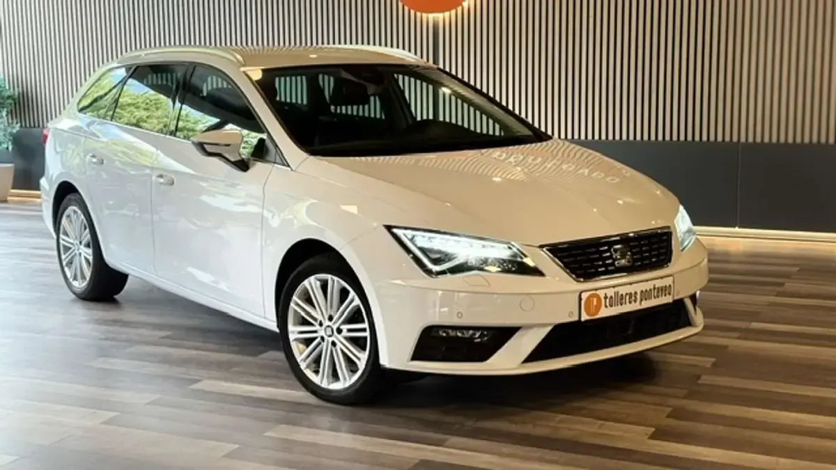 Usado Seat Leon ST XCELLENCE 150 CV (110 kW) 2020 Blanco Familiar