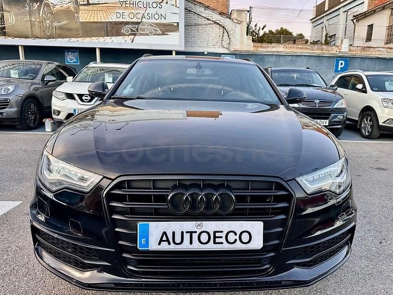 Usado Audi A6 S-Line 177 CV (130 kW) 2014 Negro Familiar
