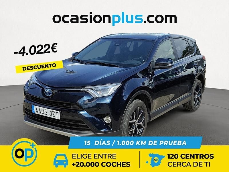 Azul Usado 2017 Toyota RAV4 Hybrid SUV | 20.278 € (Buen precio) - Imagen 1/4