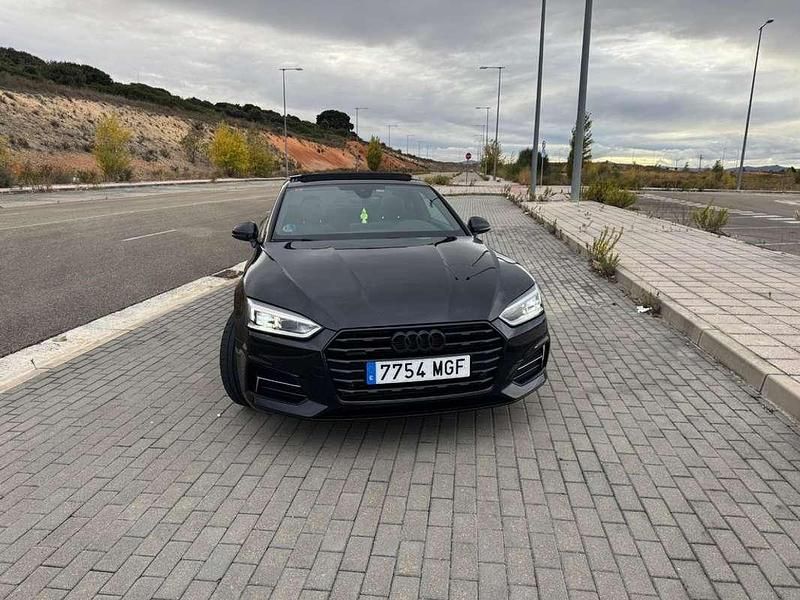 Usado Audi A5 S-Line 252 CV (185 kW) 2018 Negro Coupe