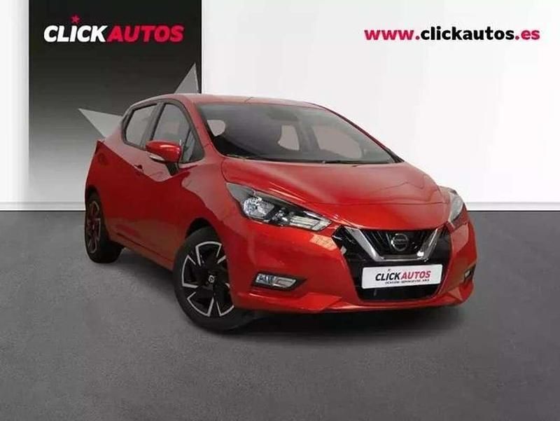 Usado Nissan Micra Acenta 92 CV (67 kW) 2021 Rojo Utilitario