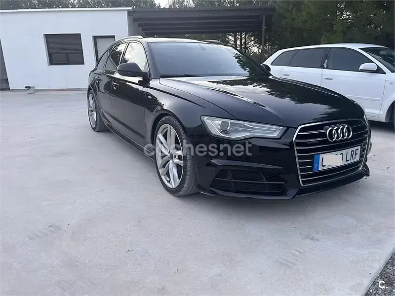 Usado Audi A6 S-Line 272 CV (200 kW) 2016 Negro Familiar