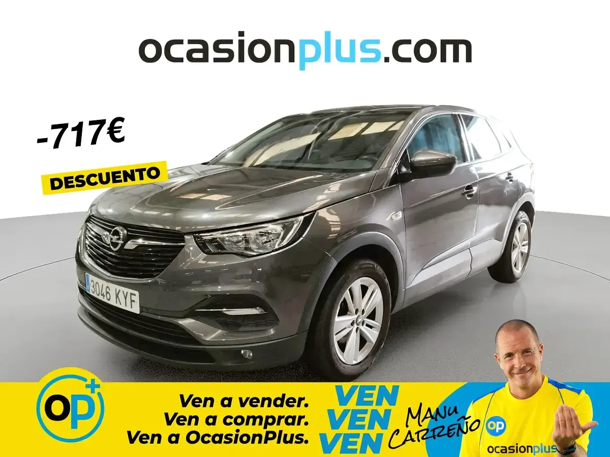 Usado Opel Grandland X Selective 130 HP (95 kW) 2019 Cinzento SUV