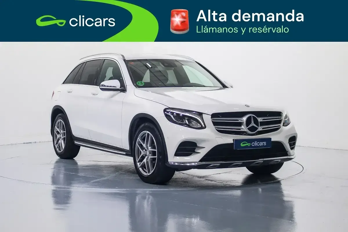 Usado Mercedes GLC250 204 CV (150 kW) 2016 Blanco Coupe