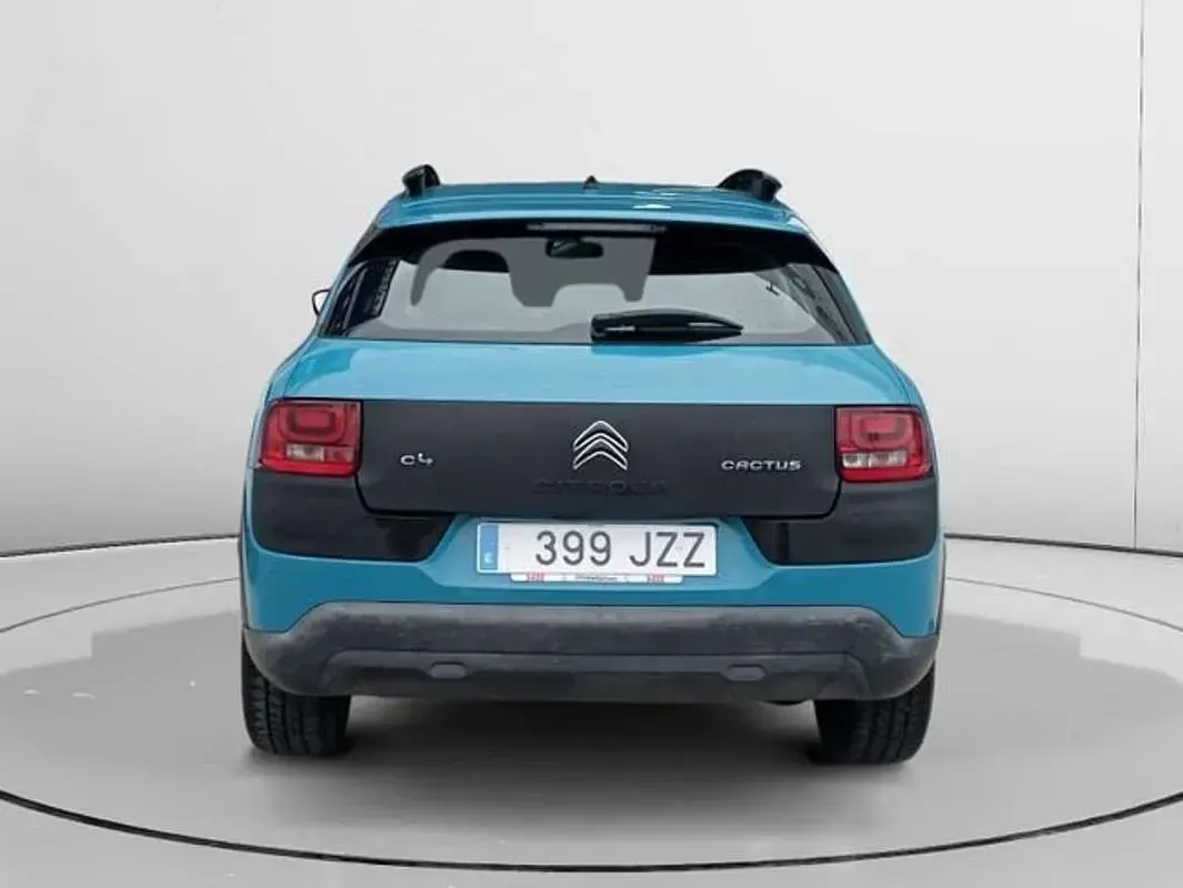 Usado Citroën C4 Cactus Feel 82 CV (60 kW) 2017 Azul Utilitario