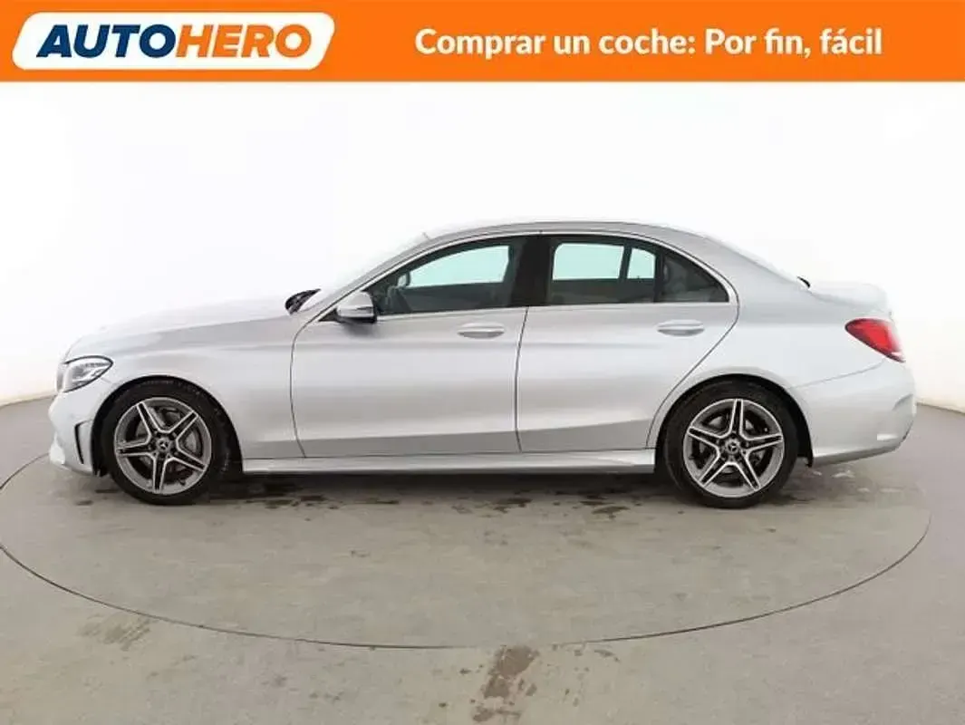 Usado Mercedes C200 AMG line 197 CV (144 kW) 2020 Gris Berlina