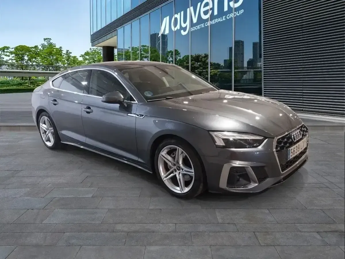 Usado Audi A5 S-Line 204 CV (150 kW) 2022 Gris Coupe