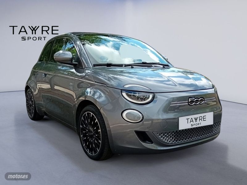 Gris Usado 2021 Fiat 500e La Prima Descapotable | 24.500 € (Precio justo) - Imagen 1/4