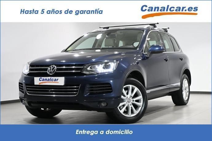 Azul Usado 2014 VW Touareg SUV | 18.391 € (Buen precio) - Imagen 1/4
