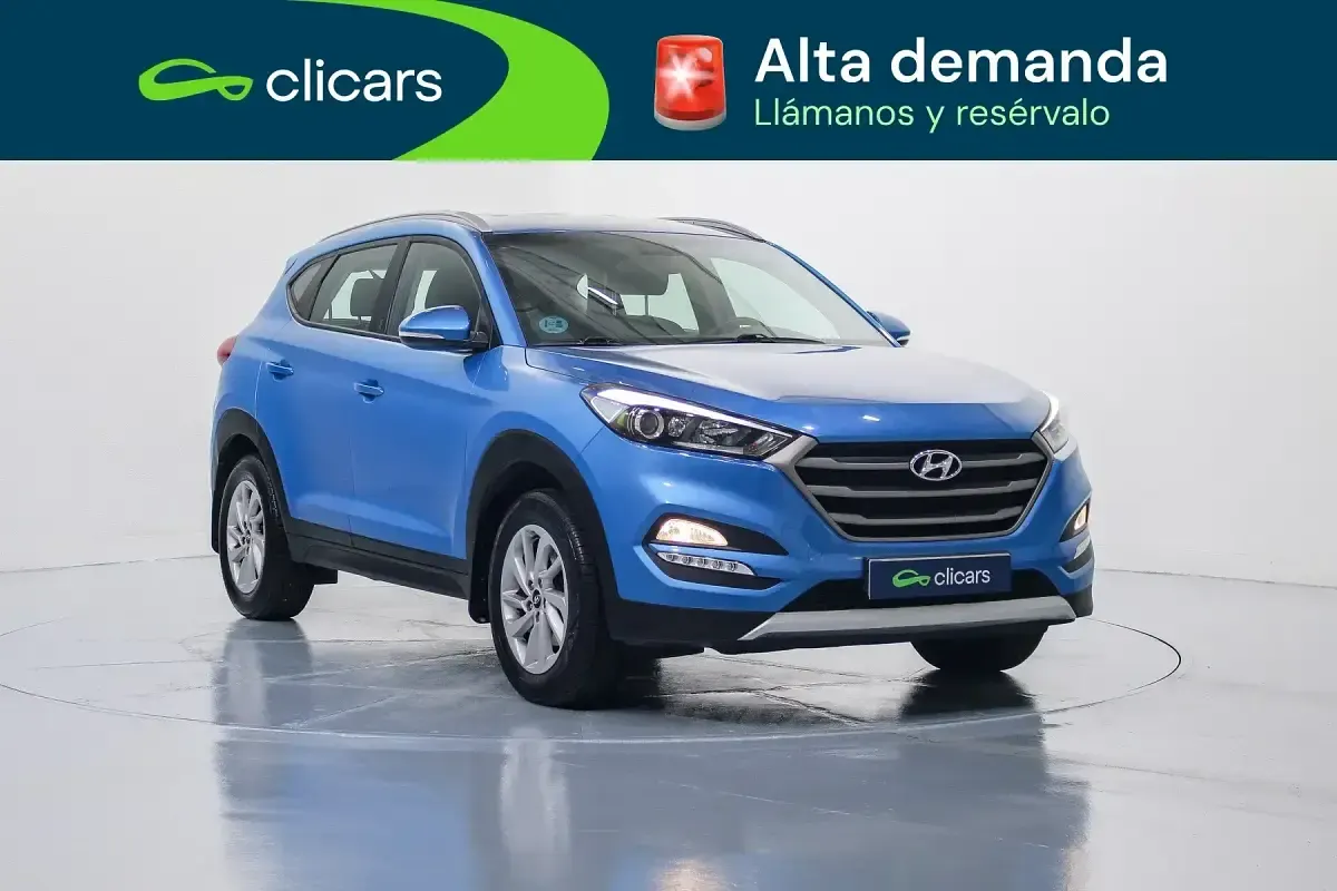 Usado Hyundai Tucson 131 CV (96 kW) 2017 Azul SUV
