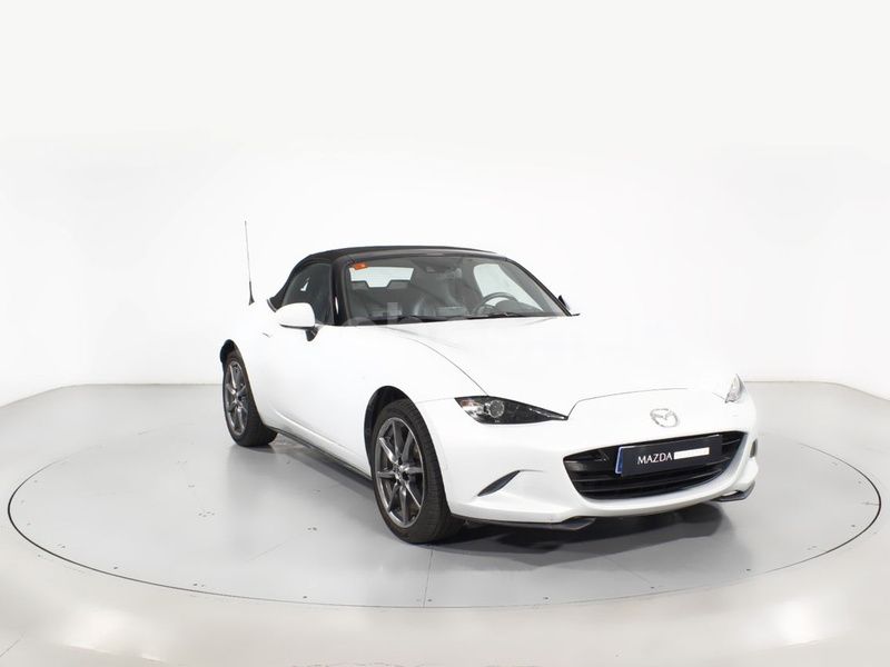 Gris / plata Usado 2016 Mazda MX5 Style Descapotable | 21.900 € (Precio justo) - Imagen 1/4