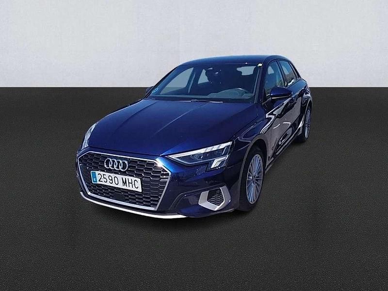 Azul Usado 2023 Audi A3 Sportback Advanced Utilitario | 26.500 € (Precio justo) - Imagen 1/4