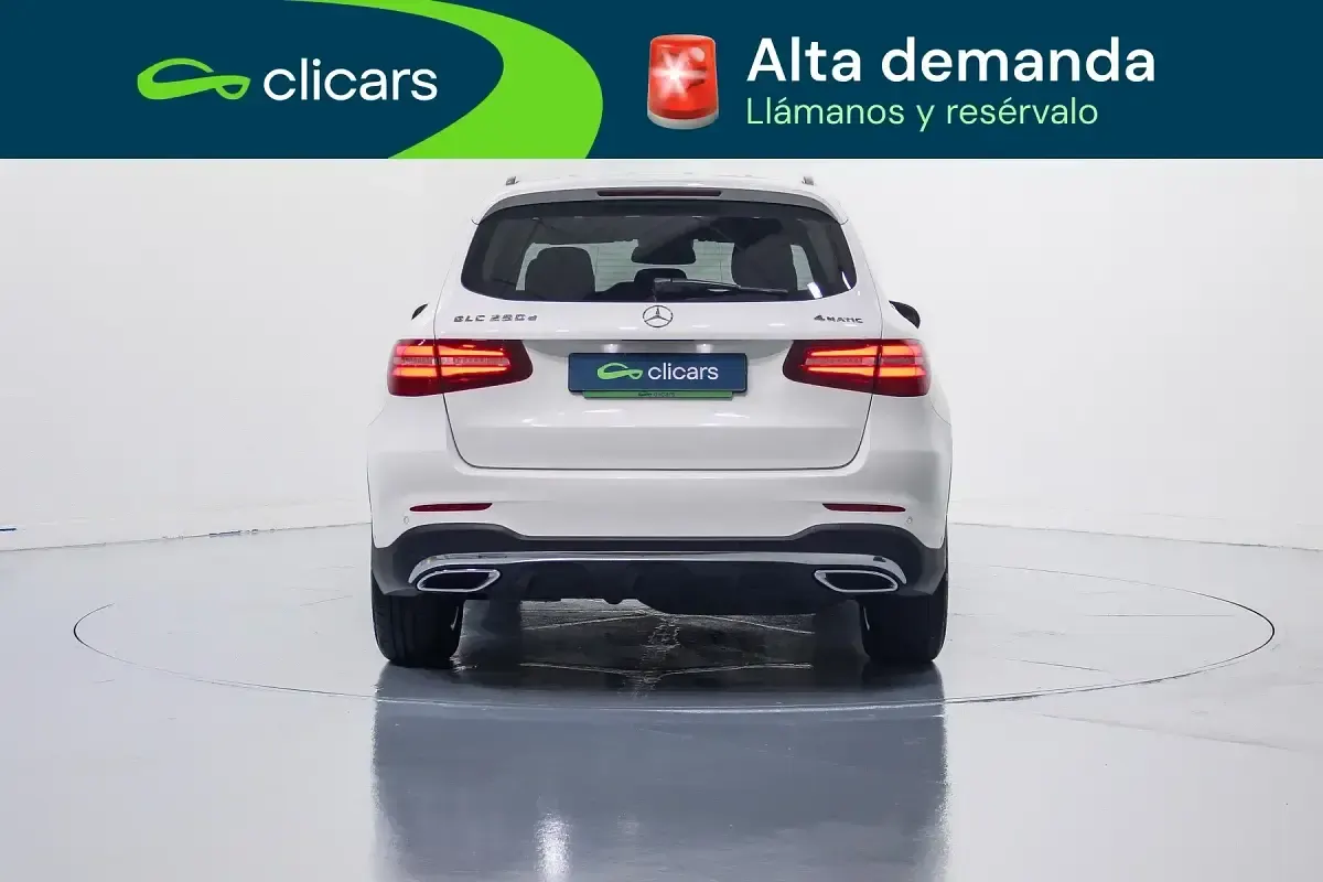 Usado Mercedes GLC250 204 CV (150 kW) 2016 Blanco Coupe