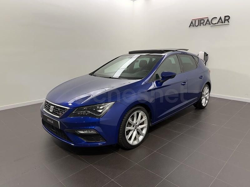 Usado Seat Leon FR 150 CV (110 kW) 2019 Azul Berlina
