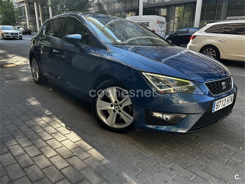 Azul Usado 2013 Seat Leon FR Berlina | 11.990 € (Precio justo) - Imagen 1/4