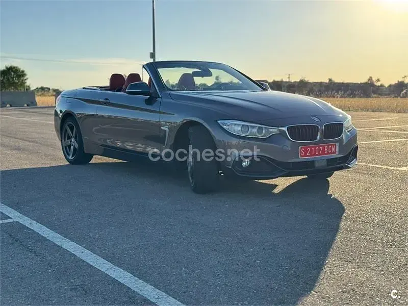 Usado BMW 430 Cabriolet 252 CV (185 kW) 2016 Gris / plata Descapotable