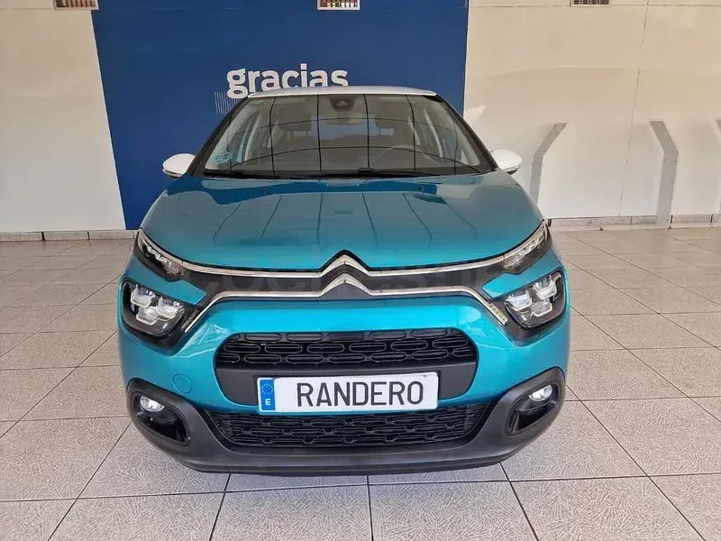 Usado Citroën C3 Feel 83 CV (61 kW) 2022 Azul Utilitario