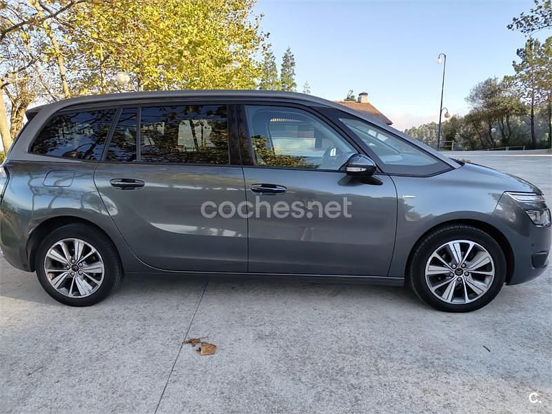 Usado Citroën Grand C4 Picasso Exclusive 115 CV (84 kW) 2014 Gris / plata Monovolumen